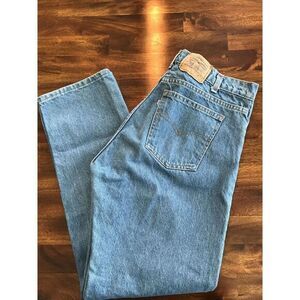 Vintage Levis White Tab Jeans USA Made 34x30 Mint Condition Red Writing Tag!!‎